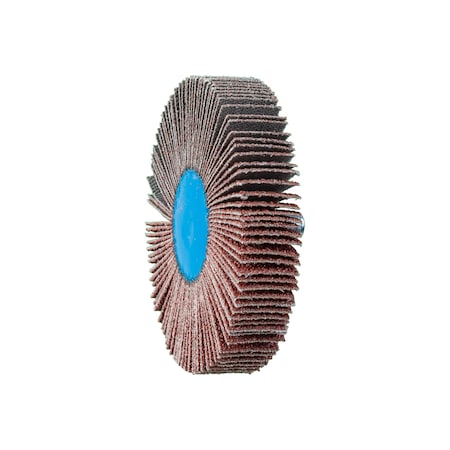 Pferd 2-1/2" x 1/2" Quick Change Flap Wheel - 1/4-20 Thread - Aluminum Oxide - 80 Grit 45411